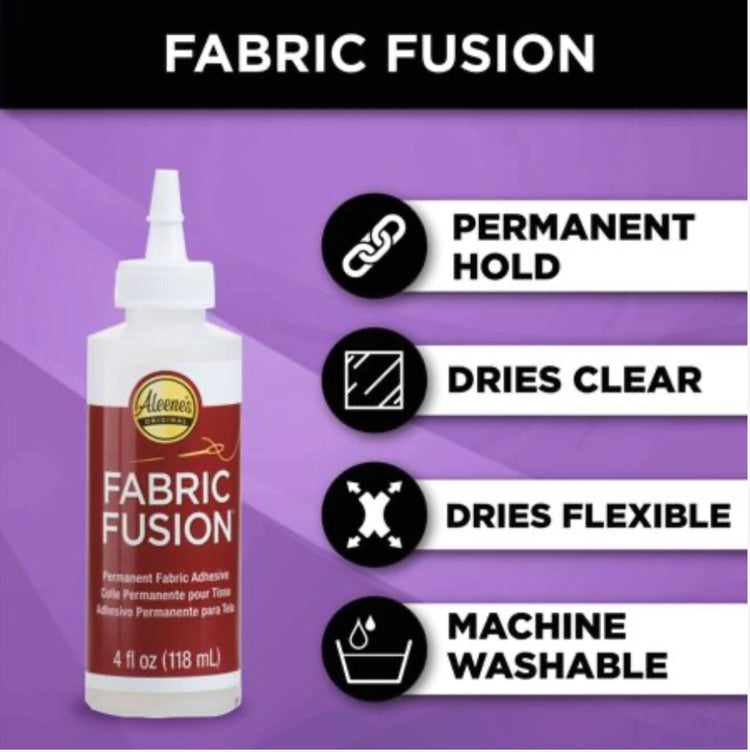 Aleene's Fabric Fusion Permanent Fabric Adhesive 4oz