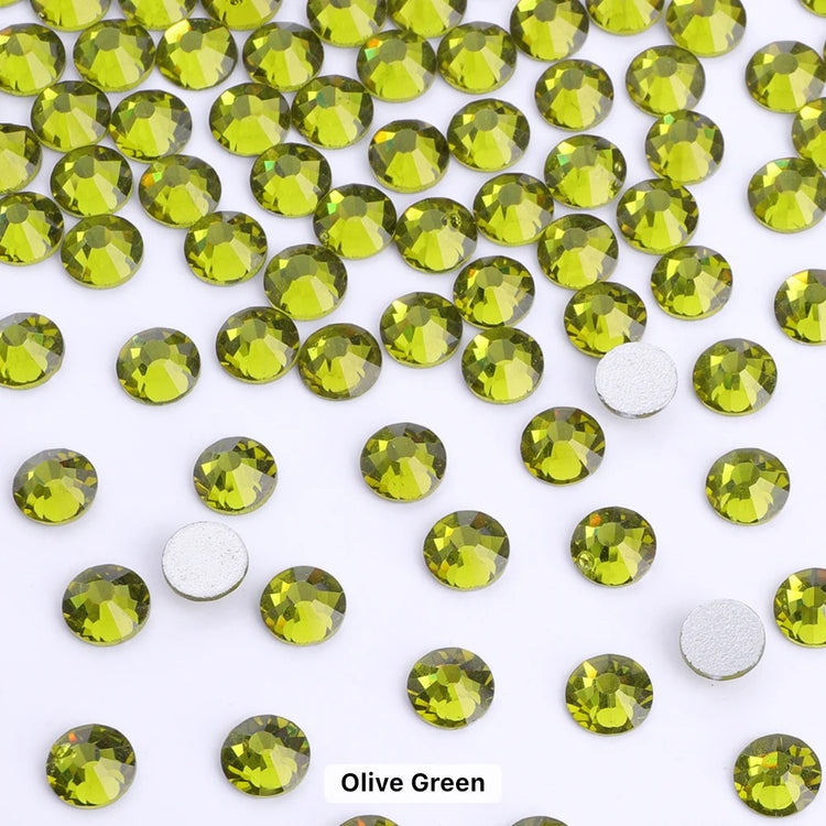 Premium Glass Rhinestones(Solid Colors/Page2)