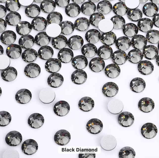 Premium Glass Rhinestones(Solid Colors/Page1)