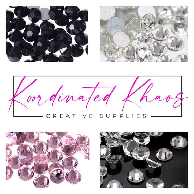 Premium Glass Rhinestones(Solid Colors/Page1)