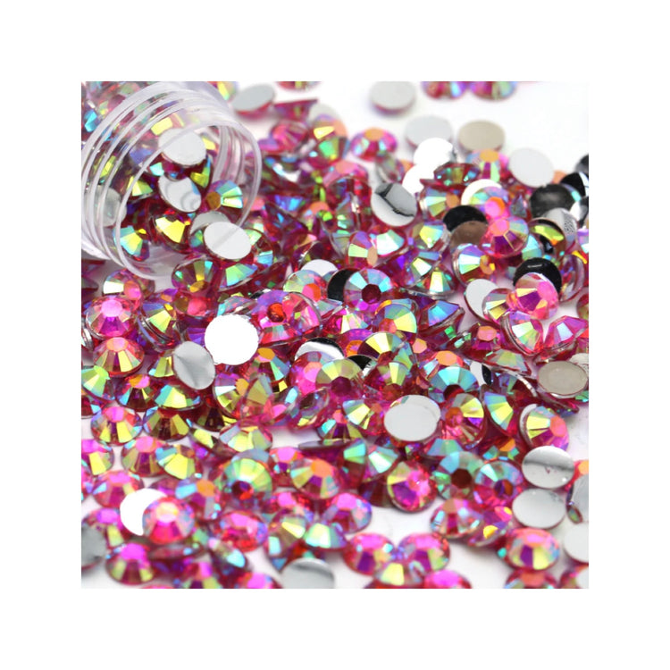 Silver Back Resin Rhinestones