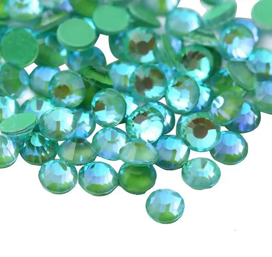 Flatback Luminous Opal White Glass Rhinestones-Glow – Be Createful